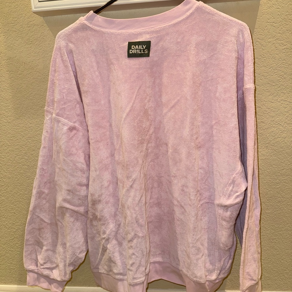 Daily Drills Light Pink Sweatshirt